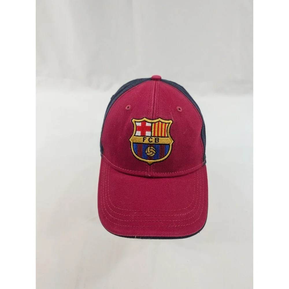 Lionel Messi FCB Barcelona Soccer‎ Hat Cap Official Adjustable Faded Maroon Navy